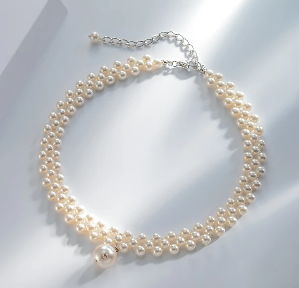 High Quality Supplier Artificial Pearls Short Necklace Manufacturer in China