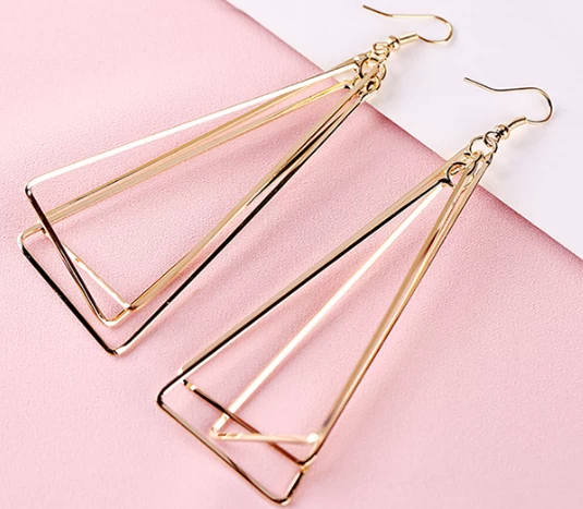 porcelana Korean Style Geometric Stainless Steel Earrings Manufacturer from China fabricante