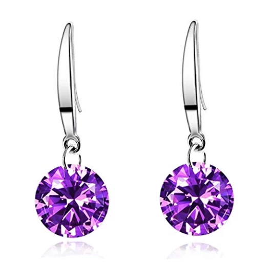 China Not Selling Cystal Pretty Hook Design with Sliver plated Base Earrings Fancy Earrings for Party Girls Hersteller
