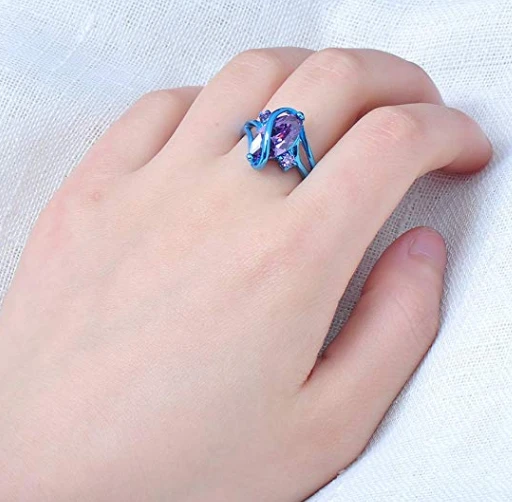 OEM Logo Special Stainless Steel Promise Rings for Girlfriend