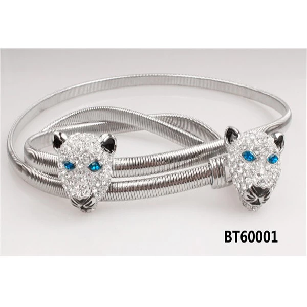 China OEM ODM Custom Fashion New Style Metal Kette Gürtel Gummi Gürtel Stretch Metall Gold Gürtel Hersteller
