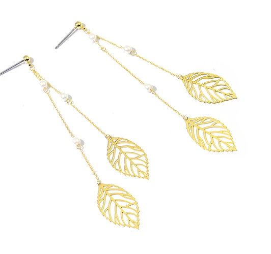 Professional Zinc Alloy Gemstone Long Stud Earrings Manufacturer from China