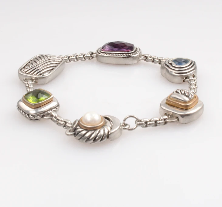 Promotion Custom Alloy Crystal Chain for Layer Bracelet as Gift  Lucky Charm Bracelet 2018