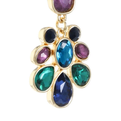 도매 보석 멀티 컬러 샹들리에 귀걸이 중국에서 만든