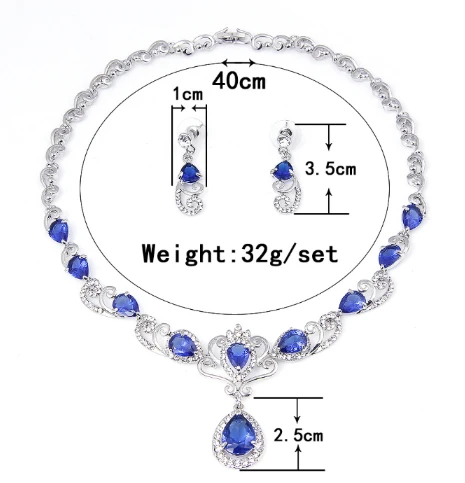 Woman 925 sterling silver&gold plated women jewelry set manufacturer