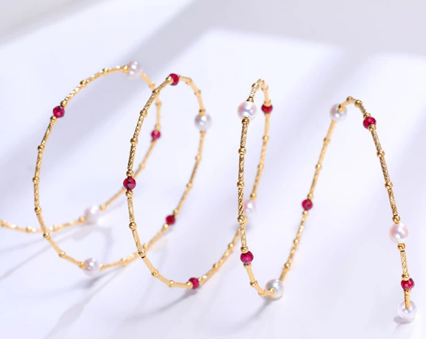 Woman Fashion Accessories Freshwater Pearls Adjustable Size 18K Gold Bangle Bracelet Manufacturer