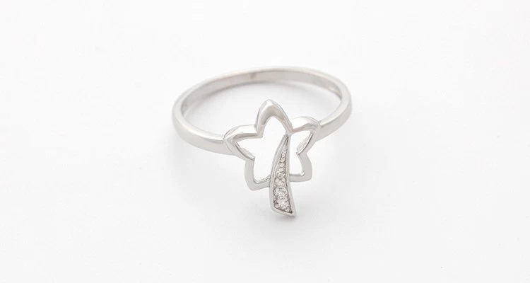 China Women 925 Jewelry Pure Silver Finger Rings Christmas Jewelry Gift Hersteller