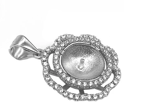 custom 925 sliver rotary jewelry pearl ring Supplier from China