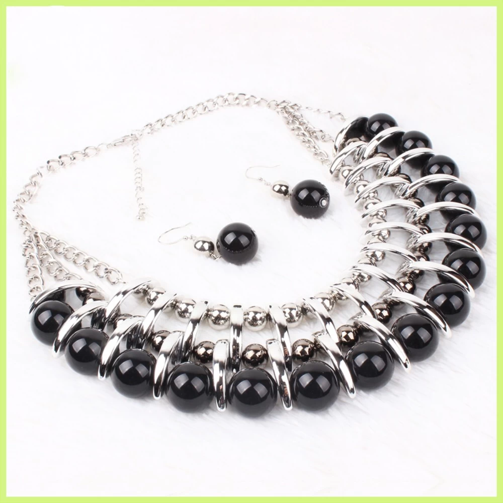 porcelana moda fábrica último diseño elegante collar de perlas conjunto encanto joyería n1006 fabricante