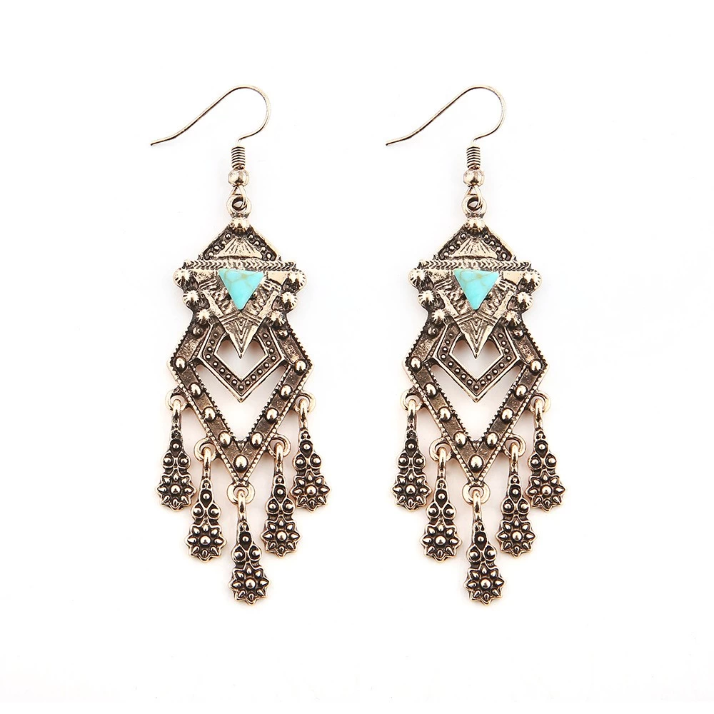 China Großhandel Top-Design-Ohrring, Alloy Fancy Hooked Ohrringe für Girls Fashion Jewelry Design Antique Ohrringe für Frauen Hersteller