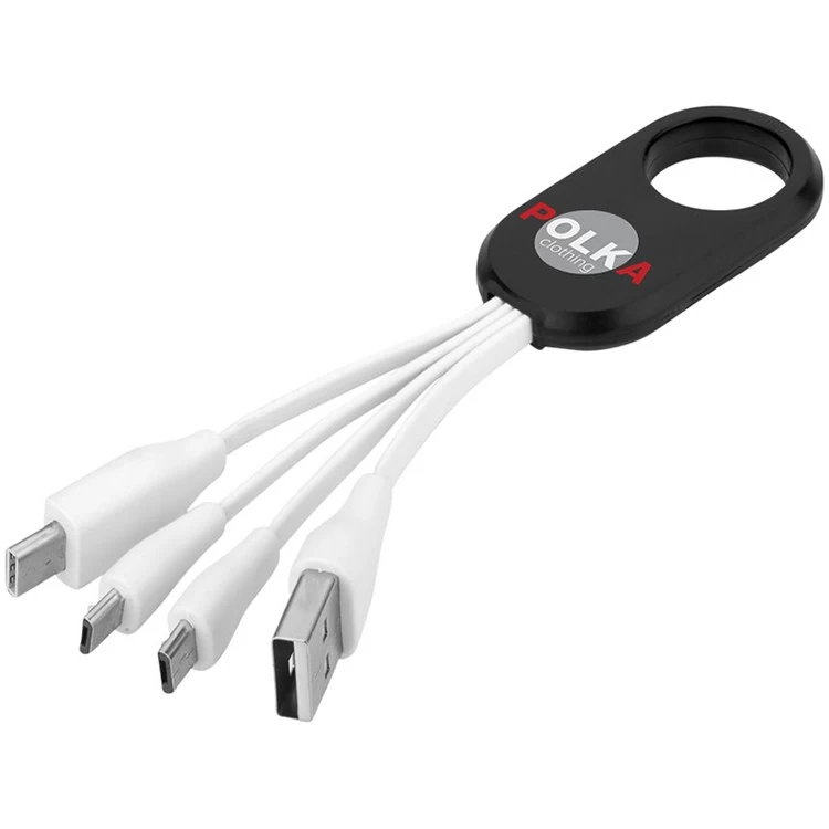 Китай Multi-adpator фирменный дизайн логотипа 4-в-1 USB зарядные кабели с наконечником типа c производителя