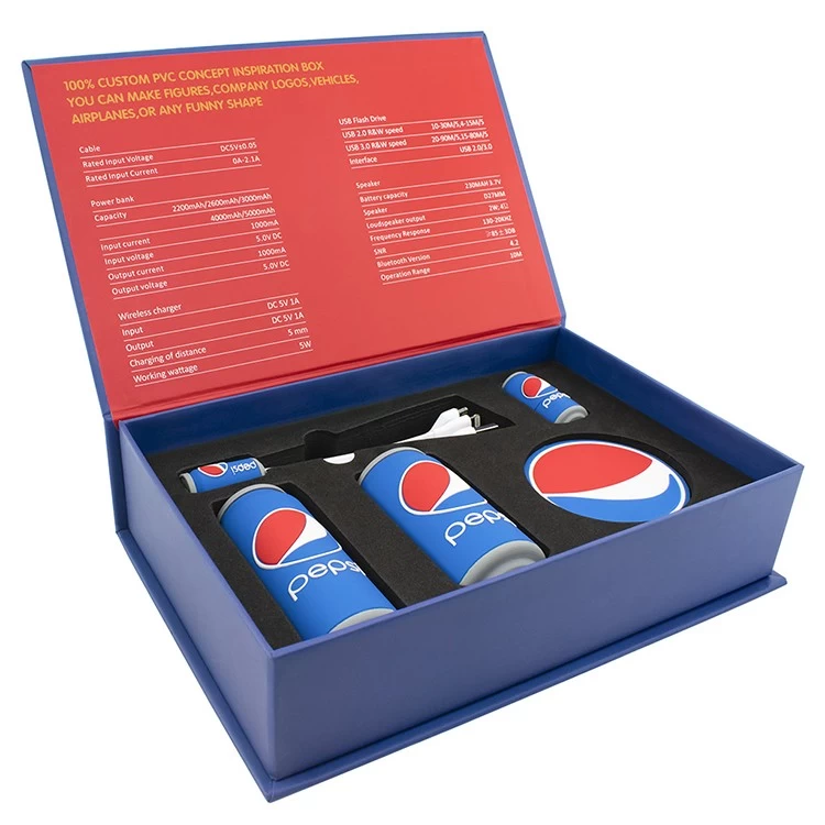 porcelana Conjuntos electrónicos de cajas de regalo promocionales de Pepsi. fabricante