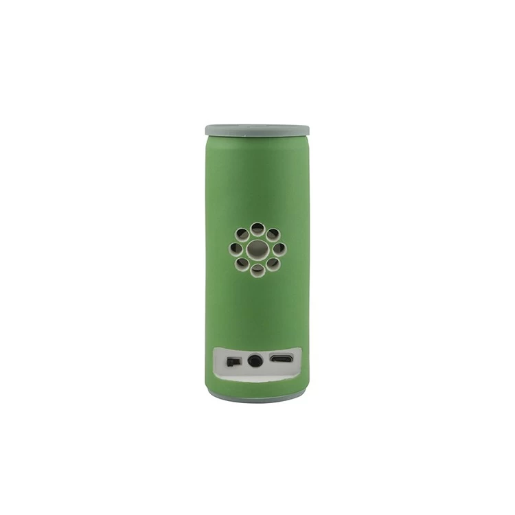 China Energy drink  portable mini promotional gifts speakers bluetooth with water transfer printing logo manufacturer