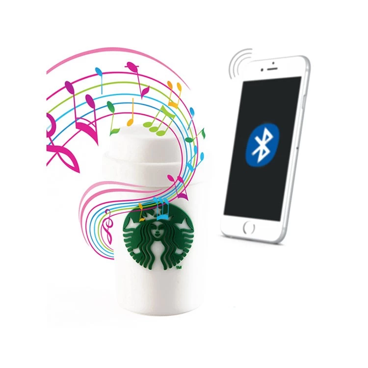 China Promotional starbucks portable outdoor music  bluetooth speakers manufacturer