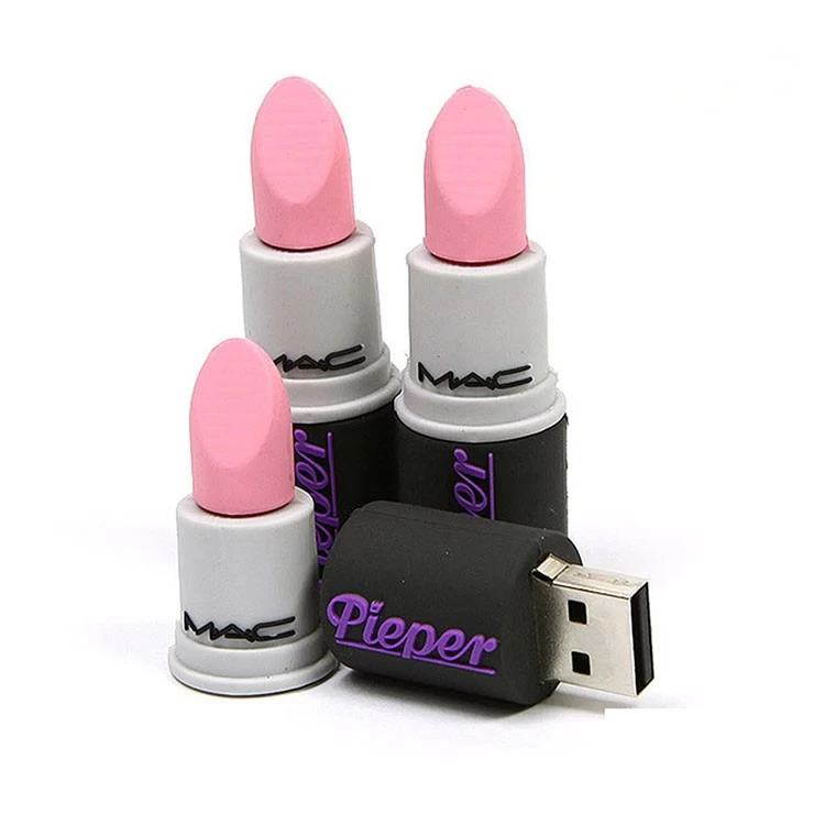 Cina Shenzhen Advertising Wholesale Personalized Nranded Lipsticks Perfume Shape usb flash pen drive factory produttore