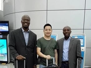CUSTOMER FROM GHANA BE PICKED UP FROM AIRPORT