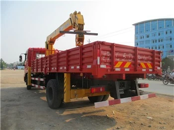 SQS157-4 direct arm 5 tons crane truck mounted crane for sale