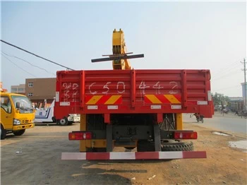 SQS157-4 direct arm 5 tons crane truck mounted crane for sale