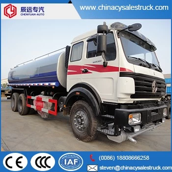 Beiben brand 16-20cbm water transport sprinkler tanker truck supplier