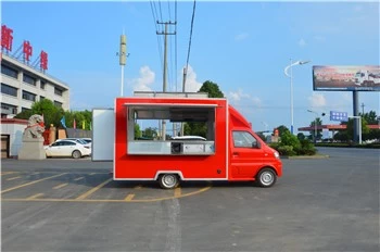 Venta de camiones móviles de comida rápida de acero inoxidable a la venta.