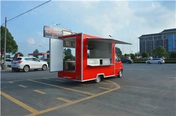 Venta de camiones móviles de comida rápida de acero inoxidable a la venta.