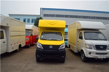 ChangAn с бензиновой нержавеющей сталью Мобильные грузовики для быстрого питания для продажи