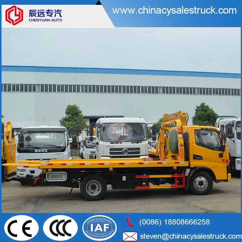 Cheaper price 6 tons wrecker tow vehicle supplier in china