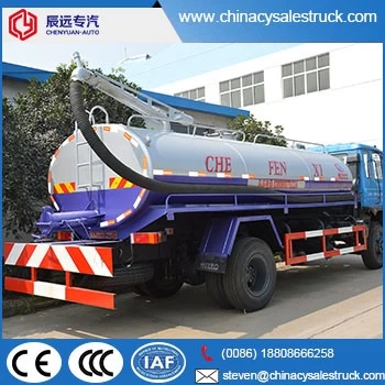 DFAC 4X2 fecal suction tanker truck supplier in china