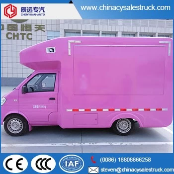 DongFeng marca 4x2 china pequeño proveedor de vehículos de comida rápida