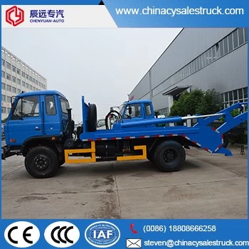 Dongfeng brand  unloadable garbage truck supplier in china