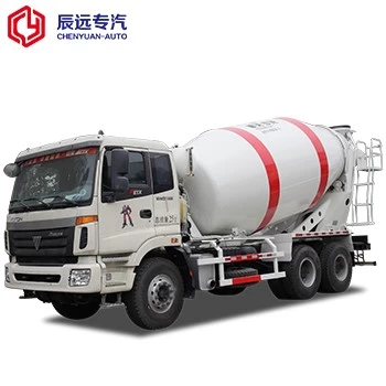 China Foton 8-12m3 concrete cement mixer truck in Malaysia manufacturer