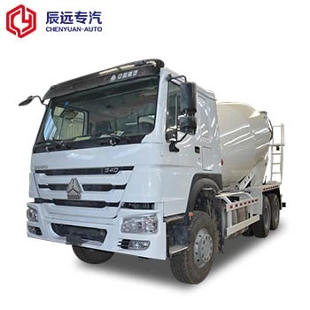 HOWO brand 12cbm concrete mixer truck price