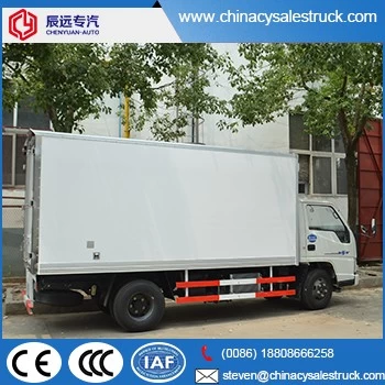 JMC 3cbm snow truck,refrigerator van truck supplier in China