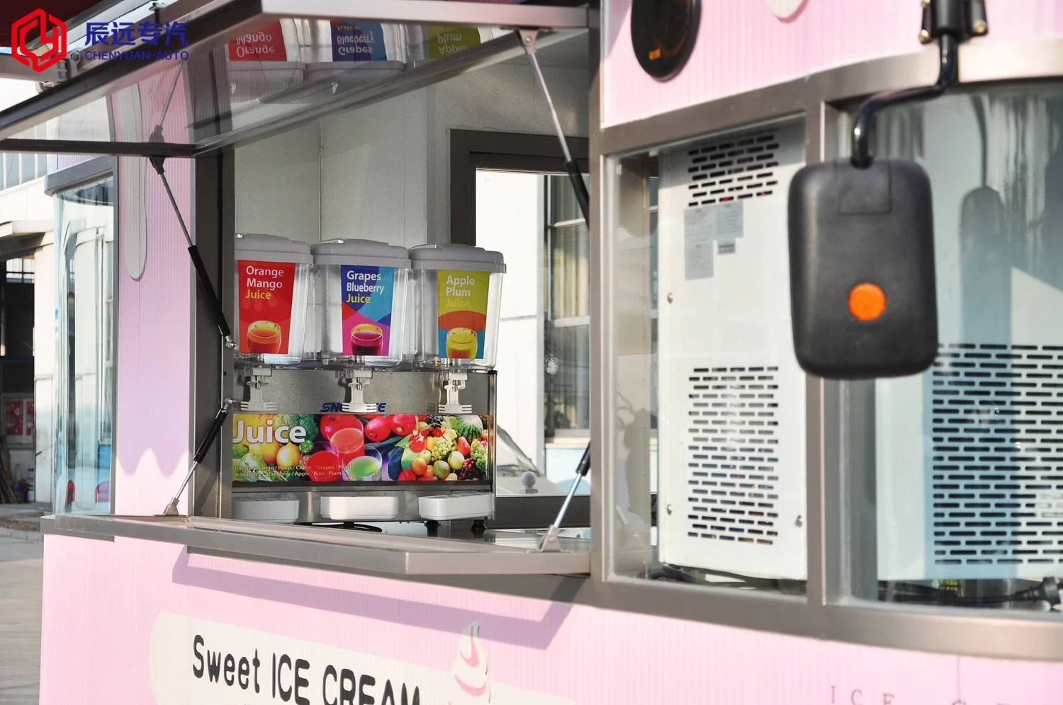 中国制造的流行款式移动冰淇淋车价格