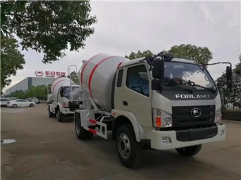 RHD 3-5cbm شاحنة خلط الخرسانة مستعملة للبيع في الهند