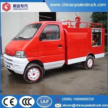 Small fire truck in mini water fire fighting truck supplier with cheapre price