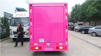 Stainess steel with any color small fast food truck for sale ghana