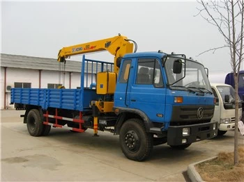 6 Tons Hydraulic Pickup crane with truck supplier in china