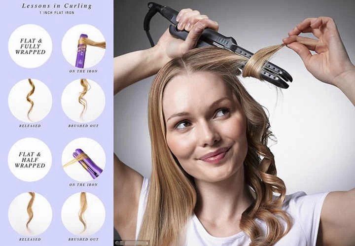 Big curls flat outlet iron