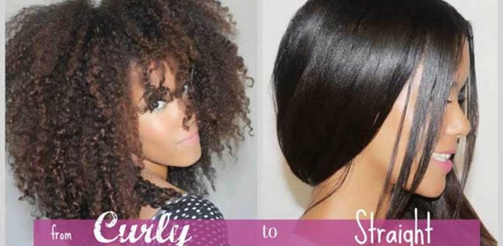 Straightening afro clearance