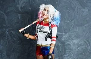 चीन DIY हेलोवीन पार्टी के लिए Harley Quinn बाल शैली उत्पादक