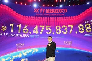 China Do dia China, os compradores chineses gastou US $ 17,79 bilhões no site fabricante