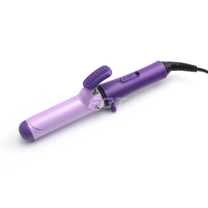 China 19MM travel ceramic curling iron for home use  purple F998BC manufacturer