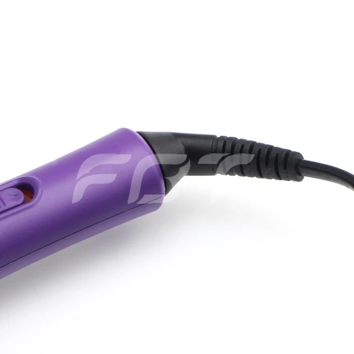 19MM travel ceramic curling iron for home use  purple F998BC