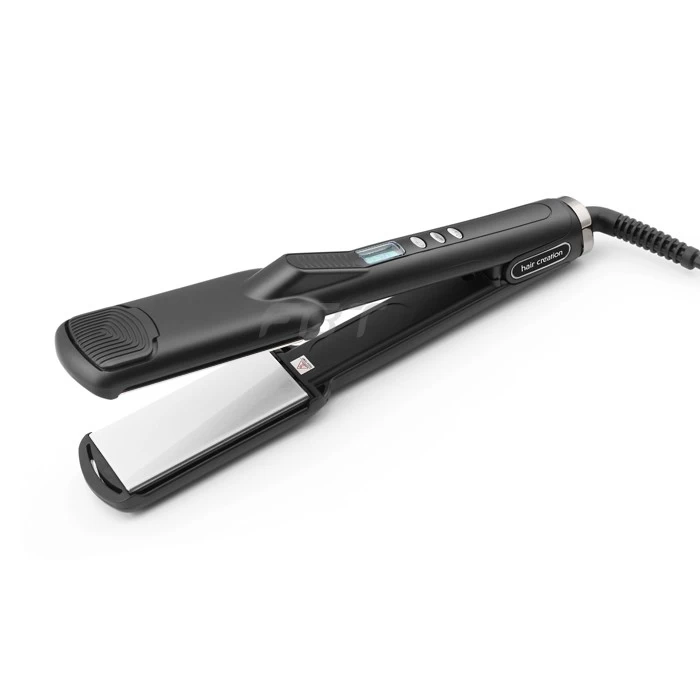 China 2 inch digital LCD professional hair straightener EMS-7115 manufacturer