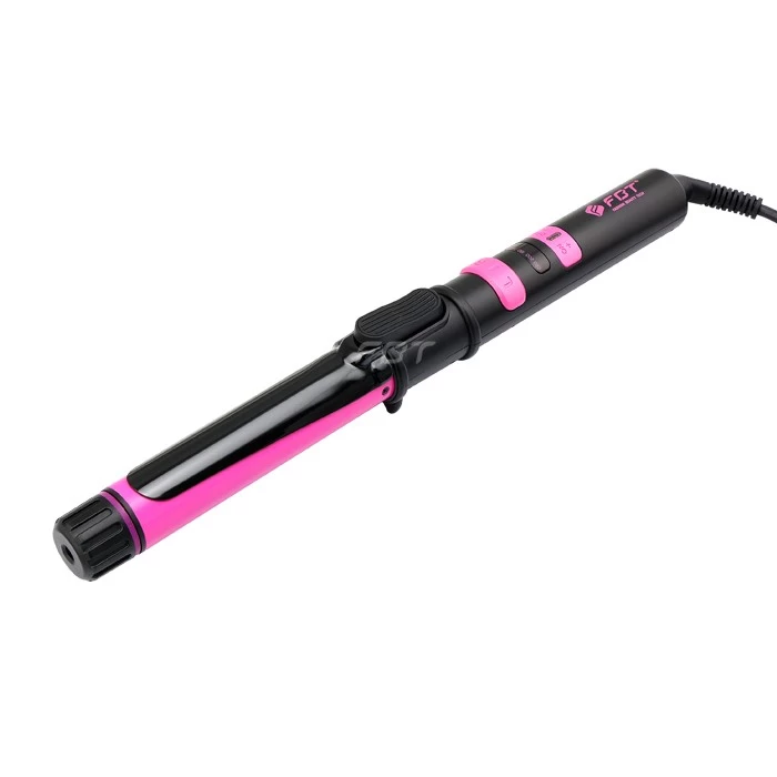 China Tourmaline ceramic ion technology auto spin curler pink F998EA manufacturer