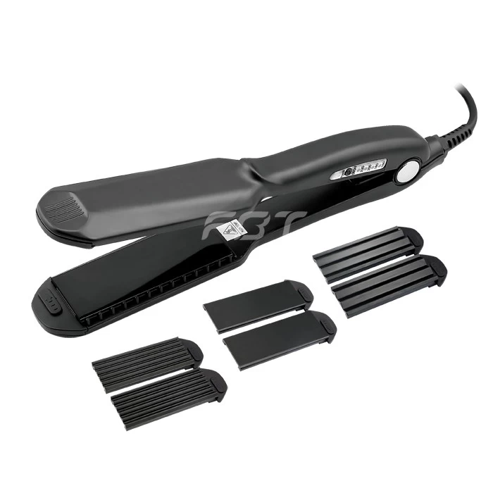 Replaceable plate 3 in 1 hair iron professional usage F228