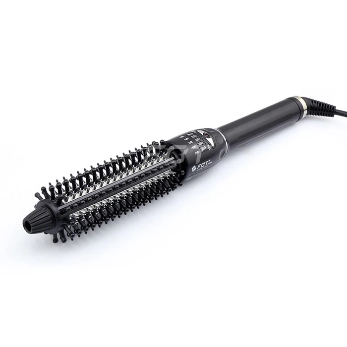 China High end China electric heated hot roll hair brush straightener F998BC manufacturer