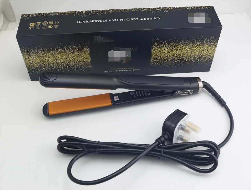 High temperature 480F 240C high quality salon use professional hair flat iron for keratin treatment fast heating up and heat recovery nano ceramic heating plates