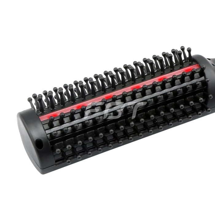 Wholesale electrical ulstrasonic infrared hair straightening brush F998BA